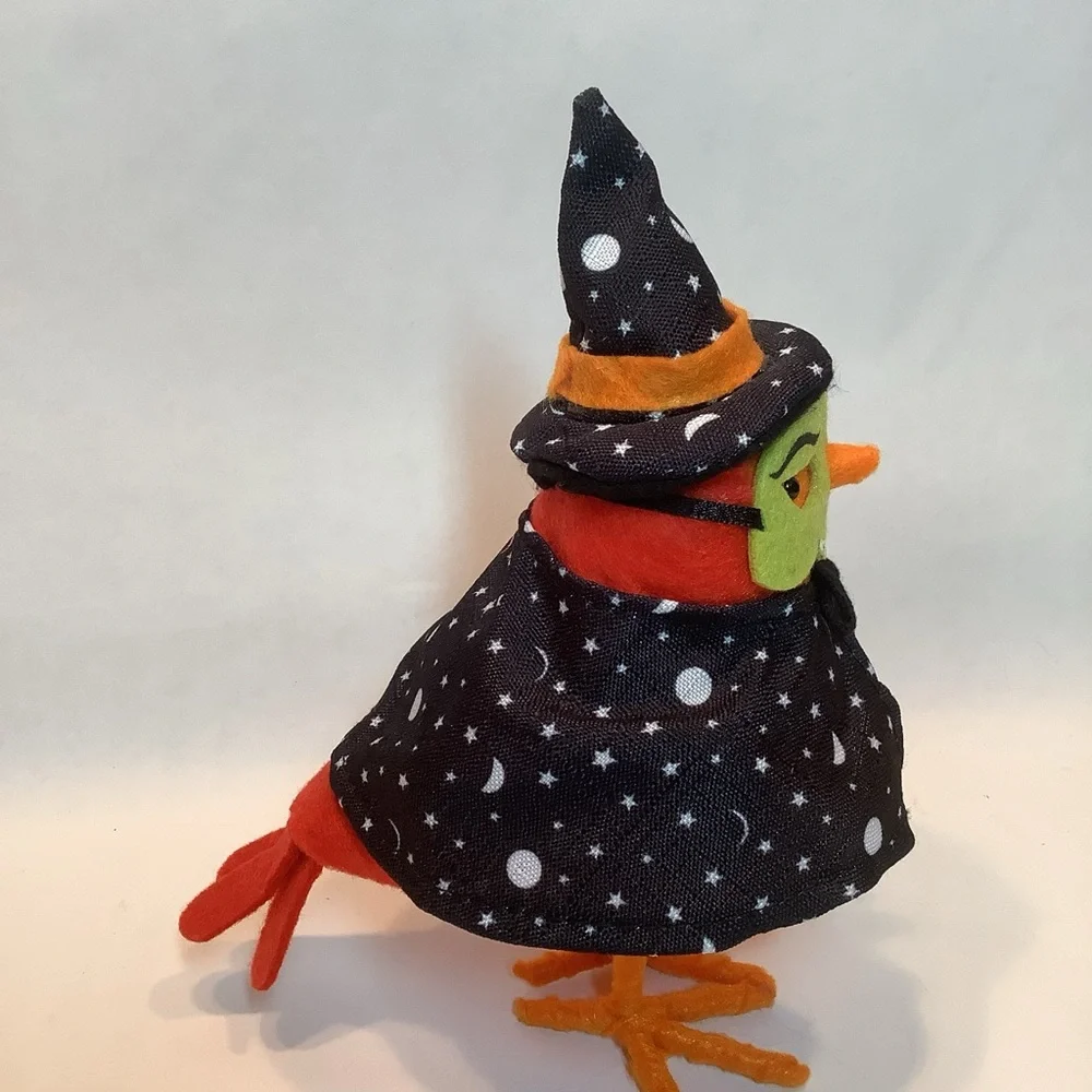 Target Spritz Bird CACKLES 2019 Hyde Eek Mask Wizard Witch Felt Halloween Decor